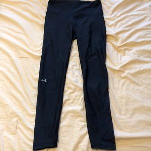 Black mesh under armor leggings